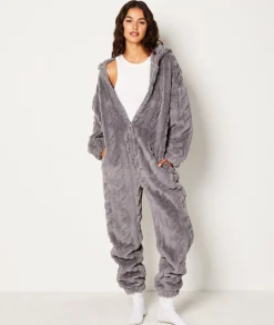 Etam Combinaison polaire GRIS Sale