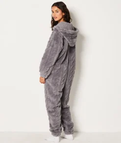 Etam Combinaison polaire GRIS Sale