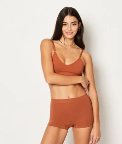 Etam Comfort Cotton Bralette TERRACOTTA Store