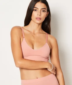 Etam Comfort Cotton Bralette SAUMONPECHE Hot