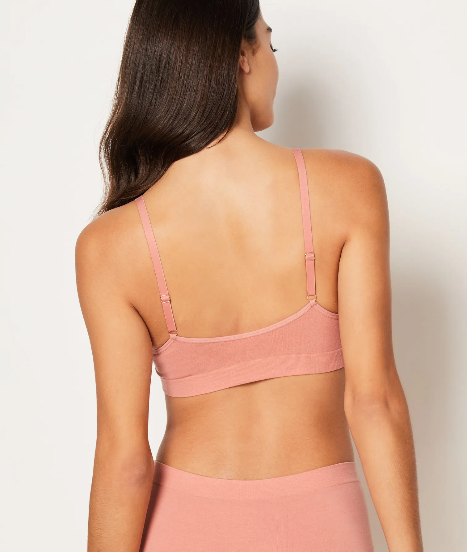 Etam Comfort Cotton Bralette SAUMONPECHE Hot