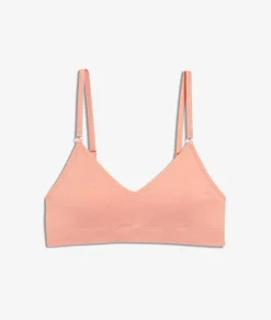 Etam Comfort Cotton Bralette SAUMONPECHE Hot