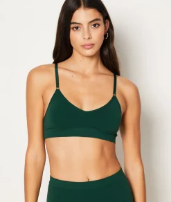 Etam Comfort Cotton Bralette VERTCANARD Best Sale
