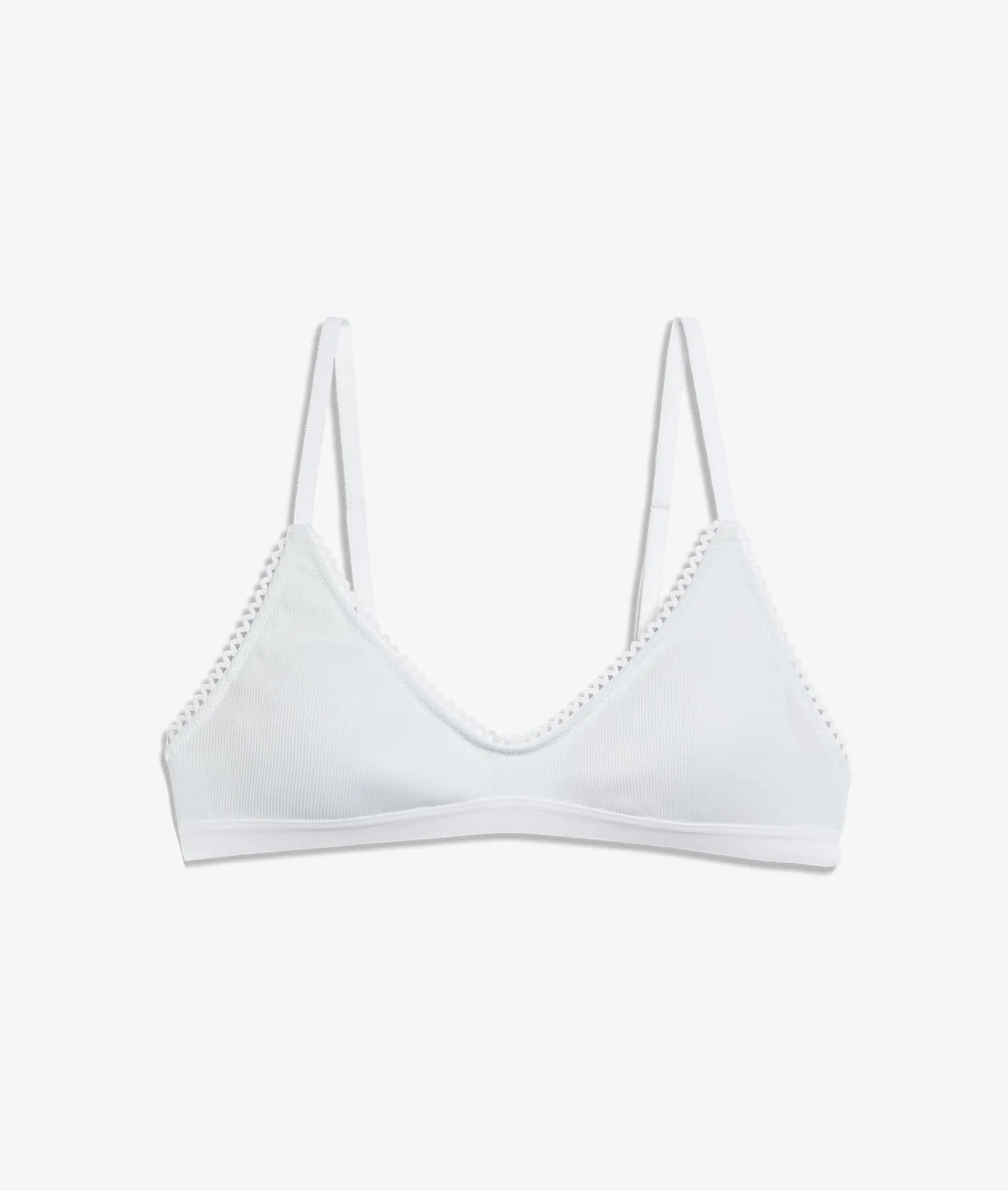 Etam Cotton Bralette WHITE Clearance
