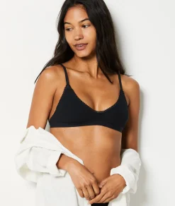Etam Cotton Bralette BLACK Shop