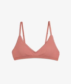 Etam Cotton Bralette ROSE Hot