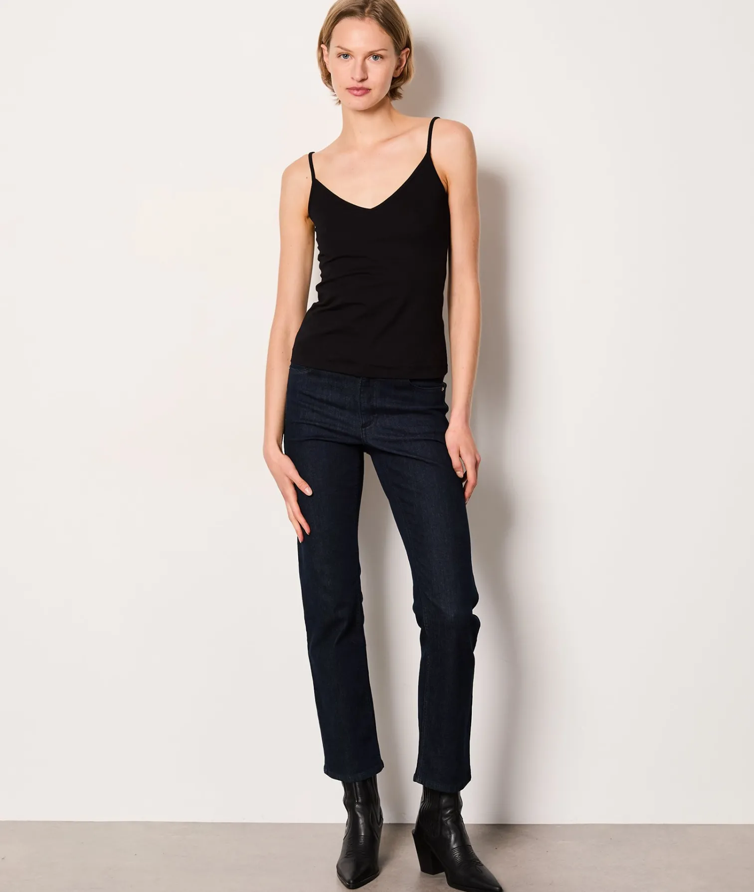 Etam Cotton camisole BLACK Store