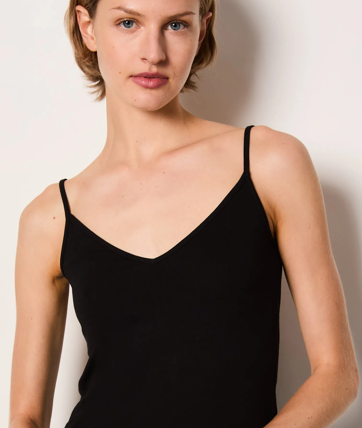 Etam Cotton camisole BLACK Store