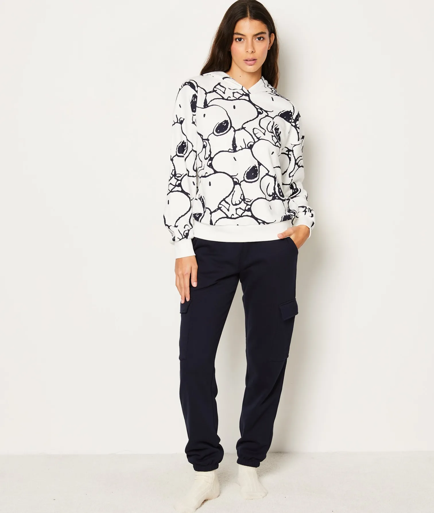 Etam Cotton Pyjama Bottoms BLEUNUIT Online