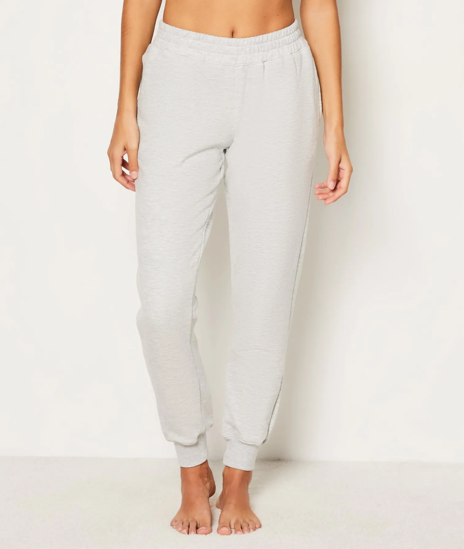 Etam Cotton Pyjama Bottoms GRIS Fashion