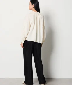 Etam Cotton Shirt ECRU Flash Sale