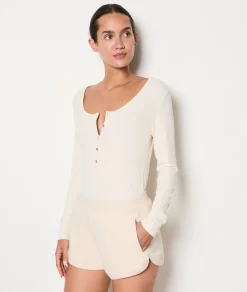 Etam Cotton Shorts ECRU Hot