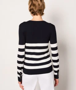 Etam Crew Neck Sweater ECRU Cheap