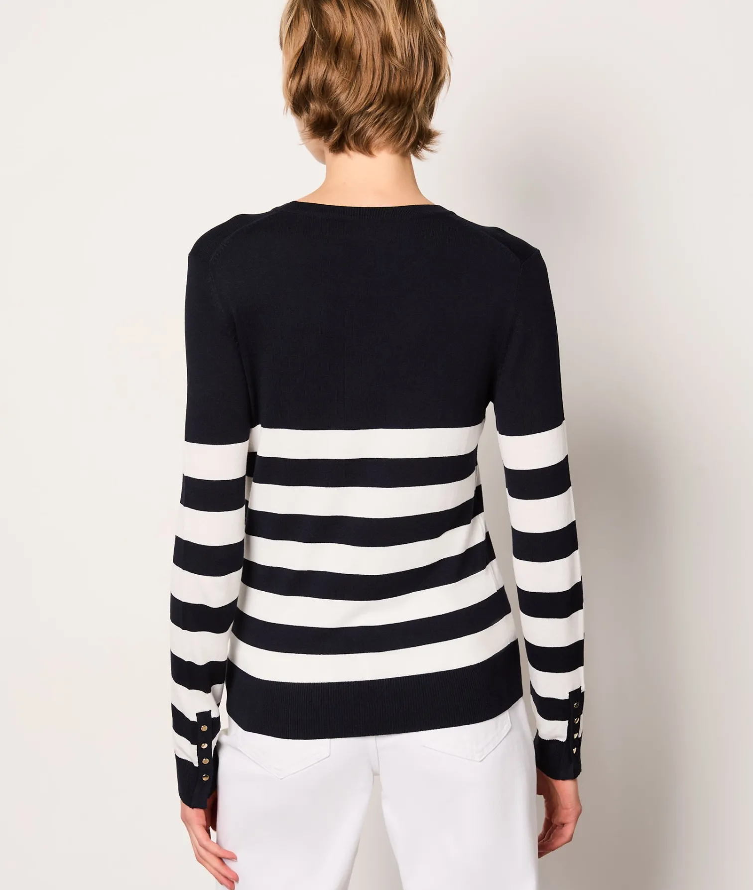 Etam Crew Neck Sweater ECRU Cheap
