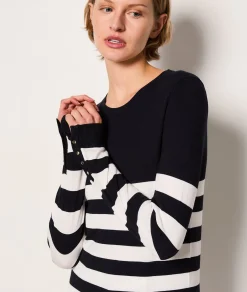 Etam Crew Neck Sweater ECRU Cheap