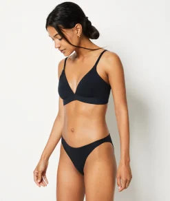 Etam Culotte bikini en coton NOIR Clearance