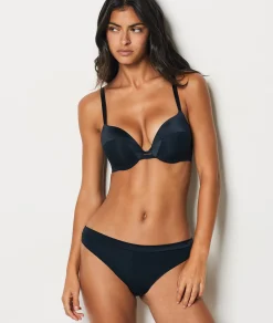 Etam Culotte microfibre satinée NOIR Fashion