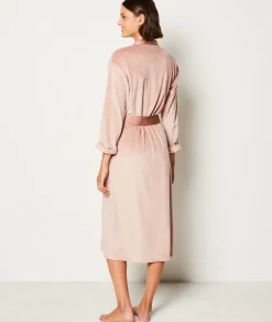 Etam Déshabillé en velours BEIGE Clearance