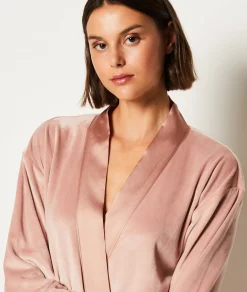Etam Déshabillé en velours BEIGE Clearance