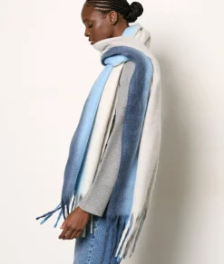 Etam Echarpe à franges BLEUAZUR Outlet