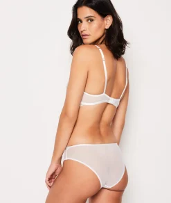 Etam Embroidered Boyshort ECRU Outlet