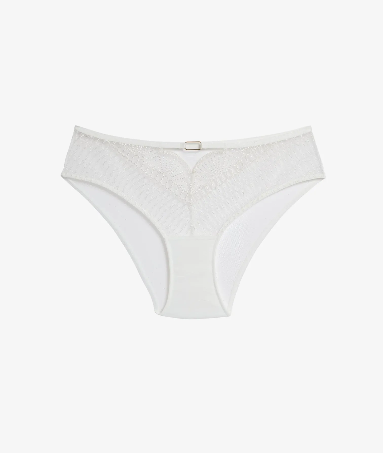 Etam Embroidered Boyshort ECRU Outlet