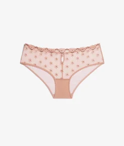 Etam Embroidered Tulle Boyshort BLUSH Online