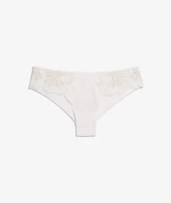 Etam Embroidered Tulle Hipster ECRU Flash Sale