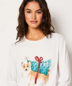Etam Ensemble 3 pièces de pyjamas veste polaire CARDINAL Sale