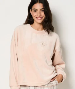 Etam Ensemble 2 pièces de pyjamas polaire SABLE Hot