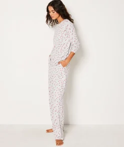 Etam Ensemble 3 pièces de pyjamas veste polaire GRIS Online
