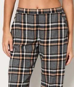 Etam Ensemble 2 pièces de pyjamas en polaire ANTHRACITE Online