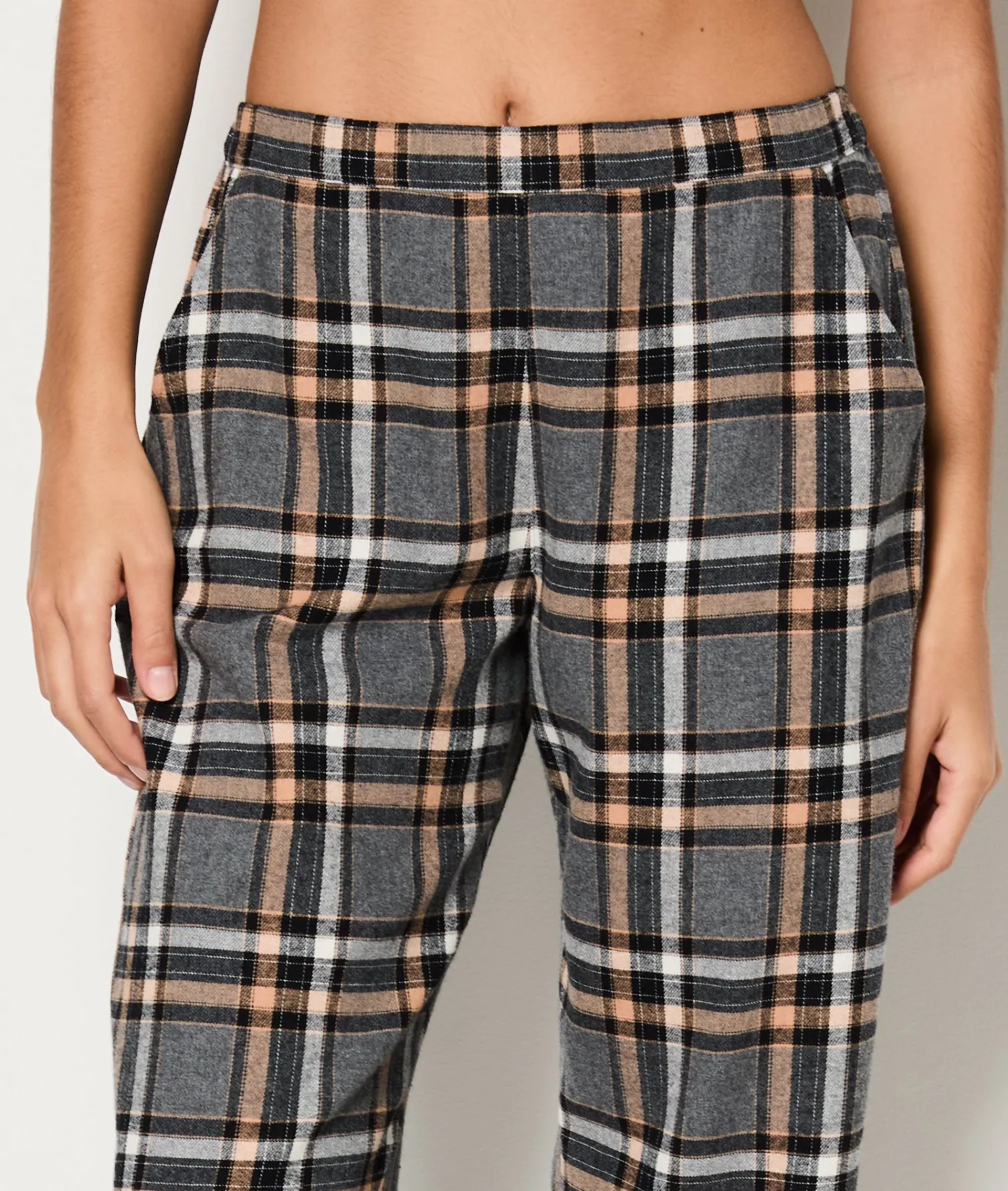 Etam Ensemble 2 pièces de pyjamas en polaire ANTHRACITE Online