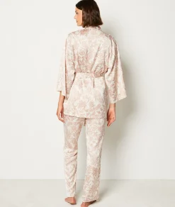 Etam Ensemble 3 pièces de pyjamas satiné IMPFDECRU Cheap