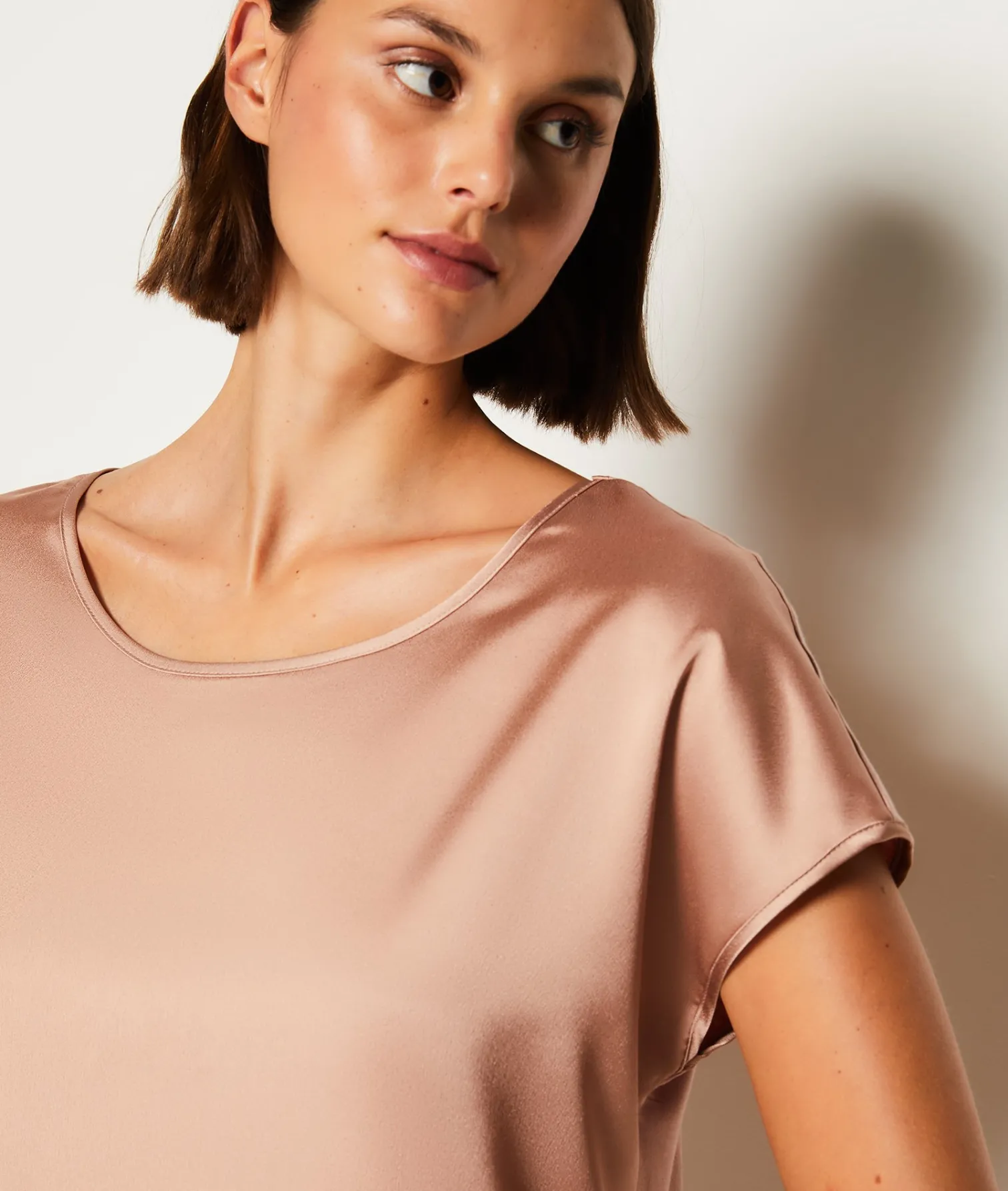 Etam Ensemble 3 pièces de pyjamas satiné IMPFDECRU Cheap