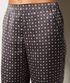 Etam Ensemble 3 pièces de pyjamas satiné ANTHRACITE Shop