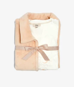 Etam Ensemble 3 pièces de pyjamas veste polaire ROSEPOUDRE Hot