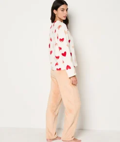 Etam Ensemble 2 pièces de pyjamas polaire ECRU Online