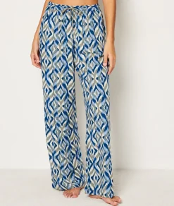 Etam Flared Patterned Pyjama Bottoms MULTICOLORE Shop