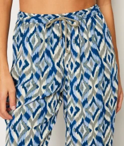 Etam Flared Patterned Pyjama Bottoms MULTICOLORE Shop