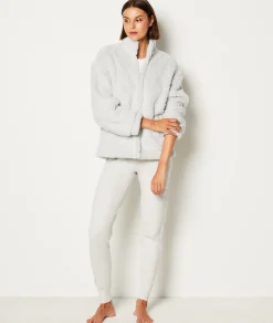 Etam Fleece Jacket GRIS Clearance