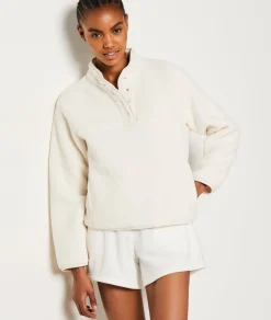 Etam Fleece Jacket ECRU Flash Sale