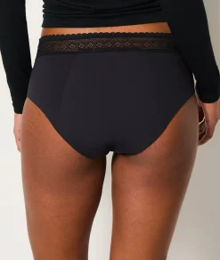Etam Flux abondant - shorty de règle en coton NOIR Cheap
