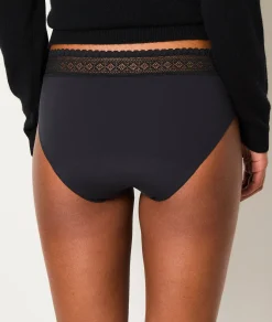 Etam Flux moyen - shorty de règle en coton NOIR Best