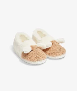 Etam Fur Slippers ECRU Fashion