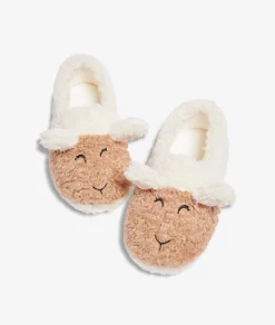 Etam Fur Slippers ECRU Fashion