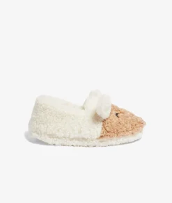 Etam Fur Slippers ECRU Fashion