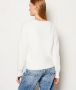 Etam Gilet à boutons pailletés ECRU Store