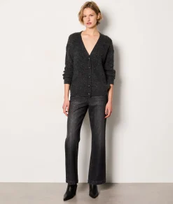 Etam Gilet à boutons pailletés ANTHRACITE Cheap