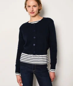 Etam Gilet court boutonné MARINE Online